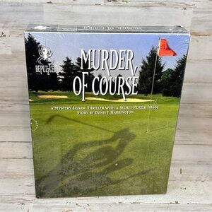 1994 Bepuzzled 1000 Piece Mystery Jigsaw Puzzle MURDER, OF COURSE New Sealed